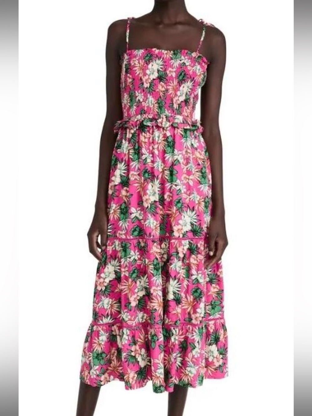 Lost + Wander Pink Maxi Dress